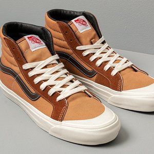 Vans Og Style 138 LX Men's Size 11.5 Suede/Canvas Shoes Brown VN0A45KDVZF